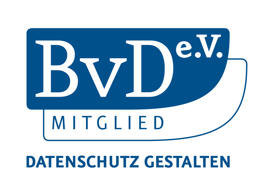 Mitgliedslogo Berufsverband der Datenschutzbeauftragten Deutschlands (BvD) e.V.
